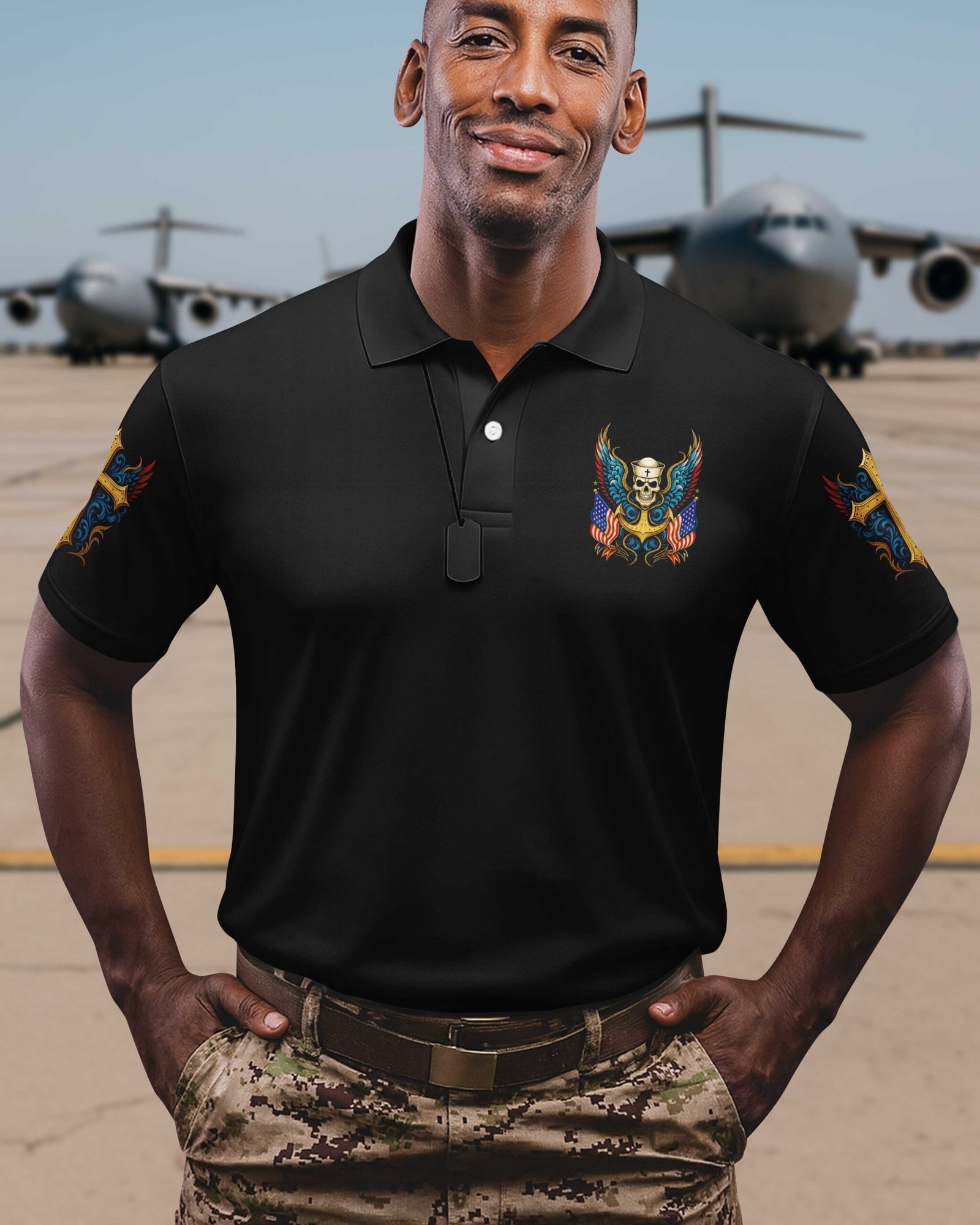 Serving The Nation Is A Duty Being Anchored In Faith Is An Honor T-Shirt - Image 8